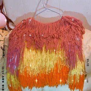 Lil girls shaggy sweater